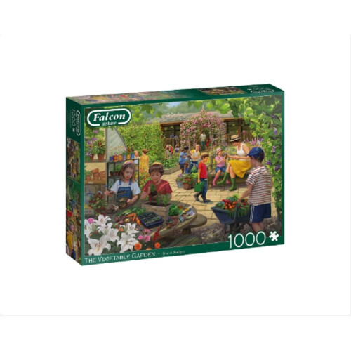 Falcon De Luxe Jigsaw Puzzle - THE VEGETABLE GARDEN - 1000 Pieces