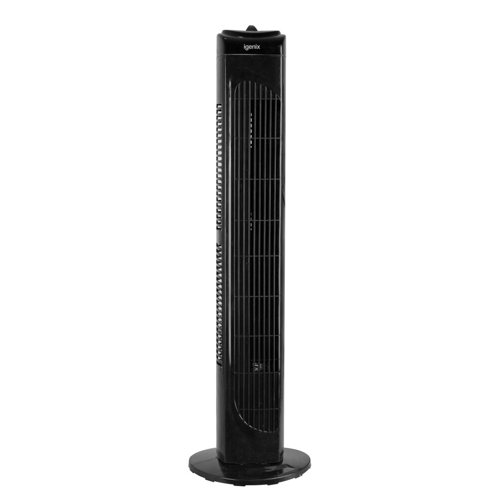 Igenix 29 Inch Oscillating Tower Fan - Black