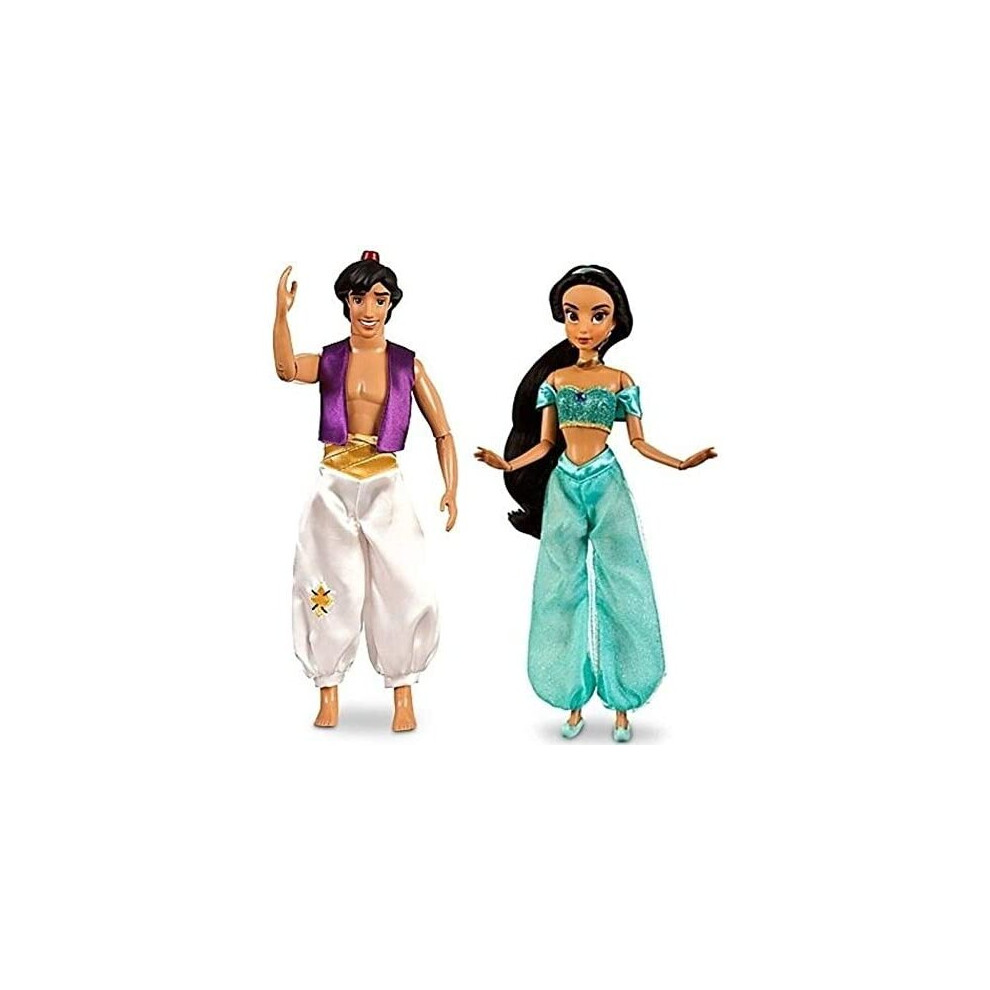 Disney Classic Aladdin And Princess Jasmine Doll - 12'' H By Aladdin Jasmine