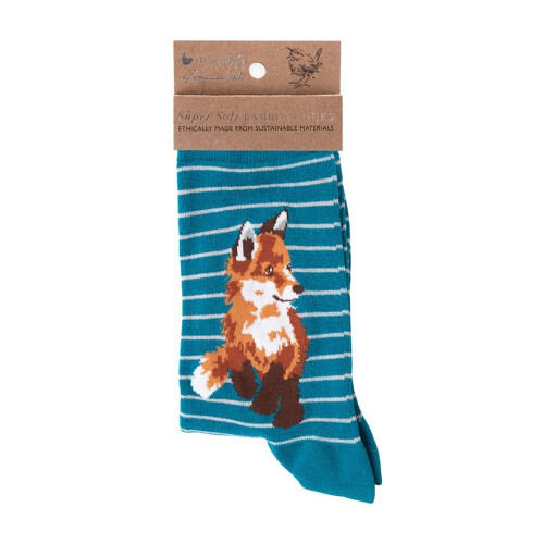 Wrendale Wrendale Born To Be Wild Striped Bamboo Socks
