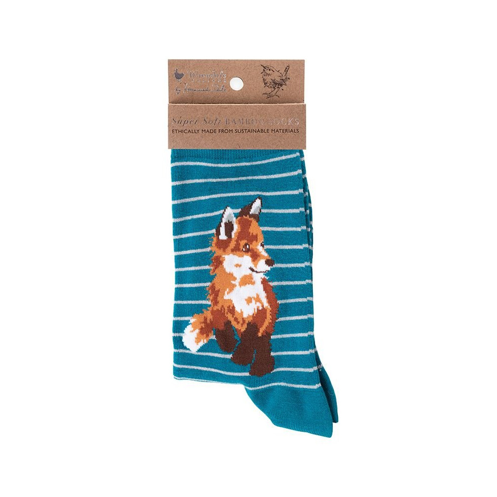 Wrendale Born To Be Wild Striped Bamboo Socks