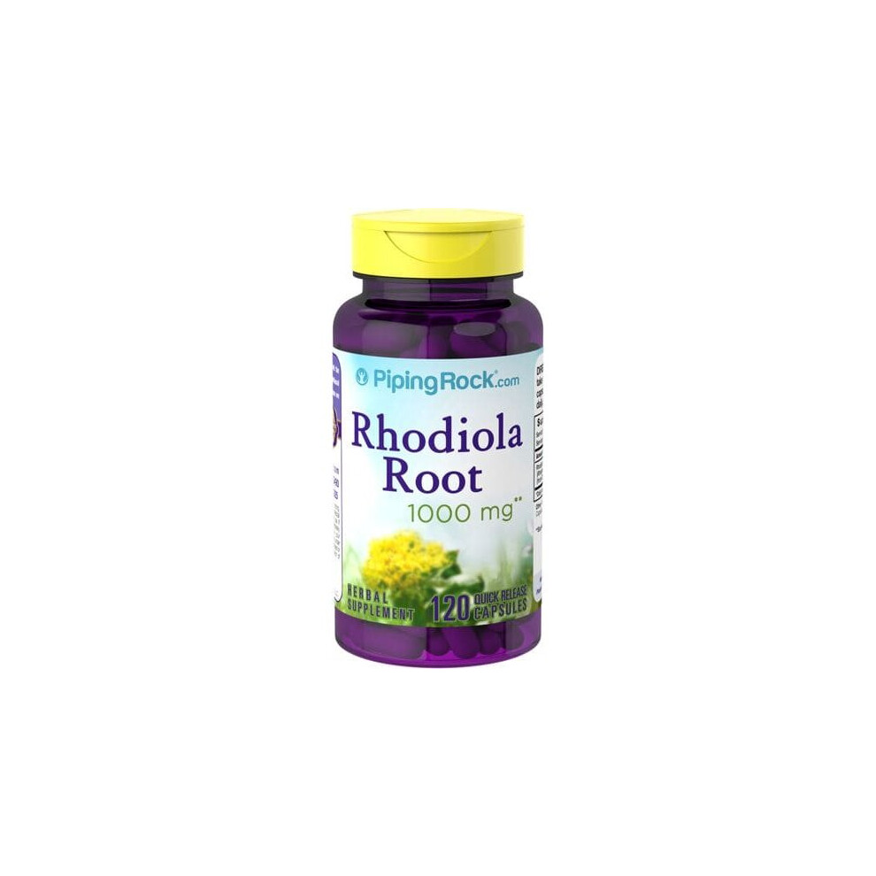 RHODIOLA ROSEA Root, 120 Capsules, 1000mg, Quick Release Capsules