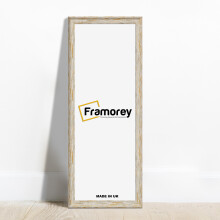 (12x8 Inch) Panoramic Style White Vintage Distressed Photo Frames Picture Frame Handmade Wood Effect Wall Art Poster Frames