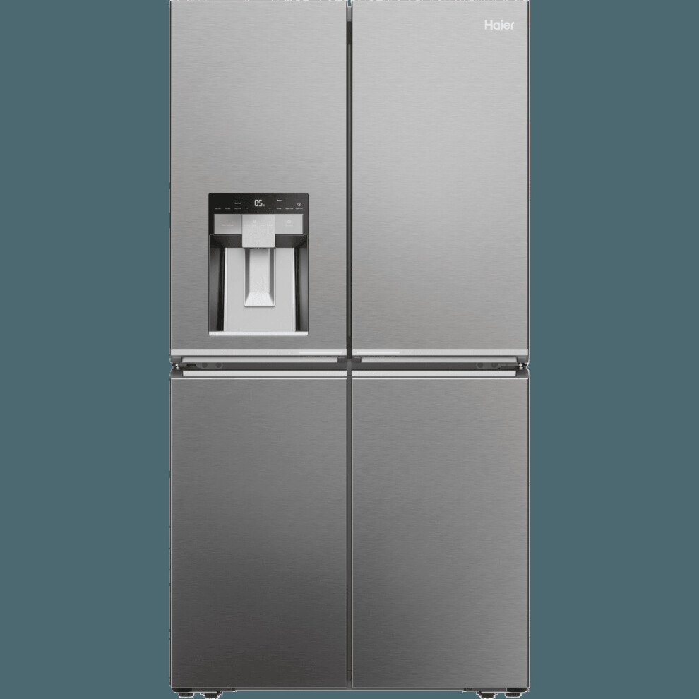 Haier HCR7918EIMP American Fridge Freezer - Platinum Inox