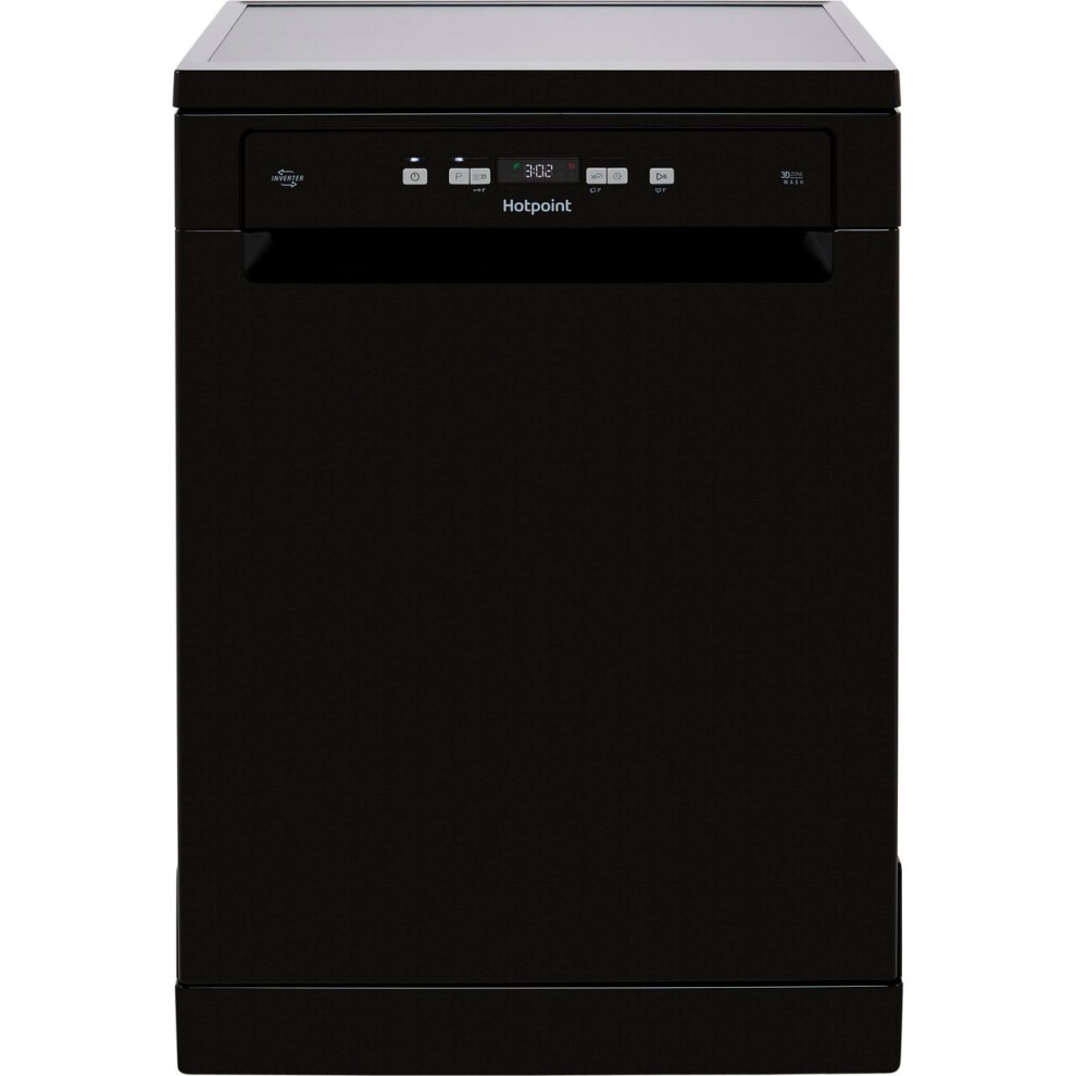 Hotpoint HFC3C26WCBUK Standard Dishwasher - Black
