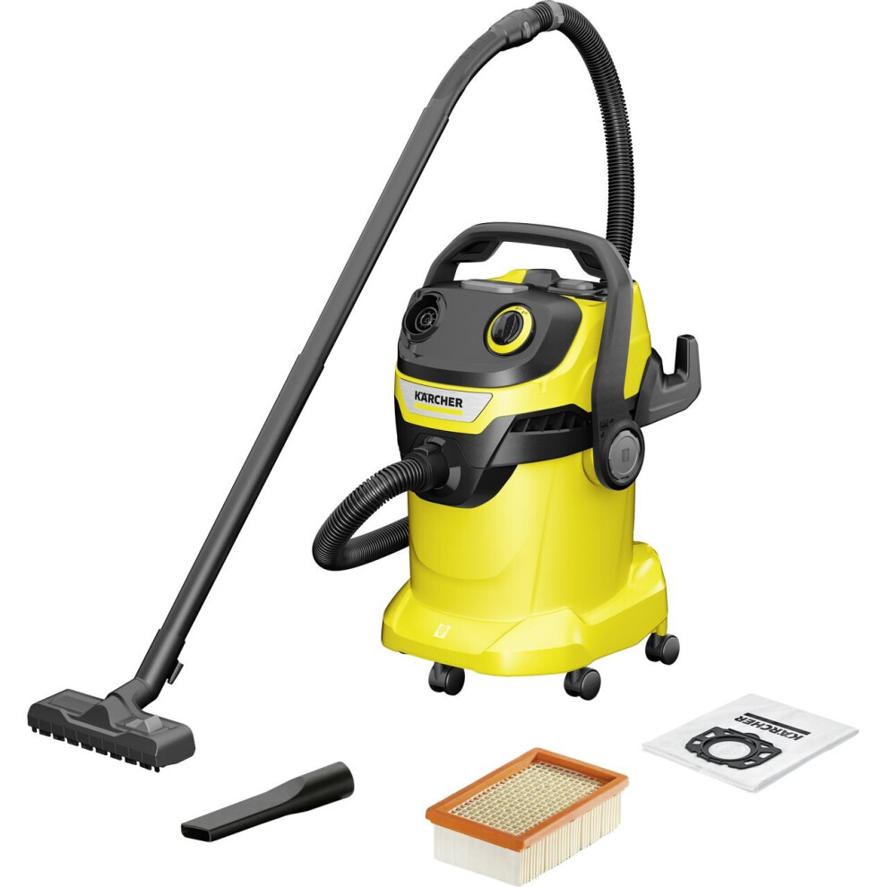 Karcher WD 5 Wet & Dry Cleaner - Yellow