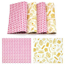 Leikedun 100 Sheets Food Wrapping Paper 8.5x10", Greaseproof Waterproof Wax Paper Cake Wrappers Liners Tissue for Deli Sandwich Bread Hamburgers