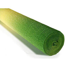 FloristryWarehouse Crepe Paper roll 180g (50 x 250cm) Gradient Yellow Green (Shade 600/5)