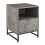LIVIVO (DARK GREY) LIVIVO Oak Side Table - End Coffee Table 1
