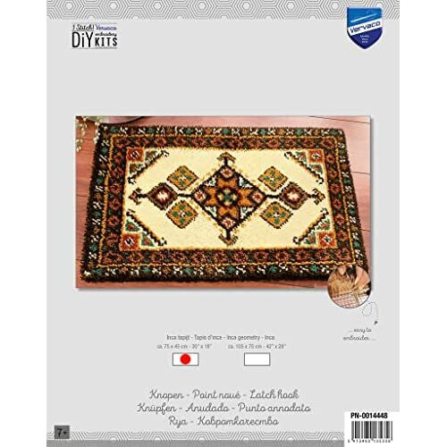 Vervaco Latch Hook Rug, Multi-Colour 2