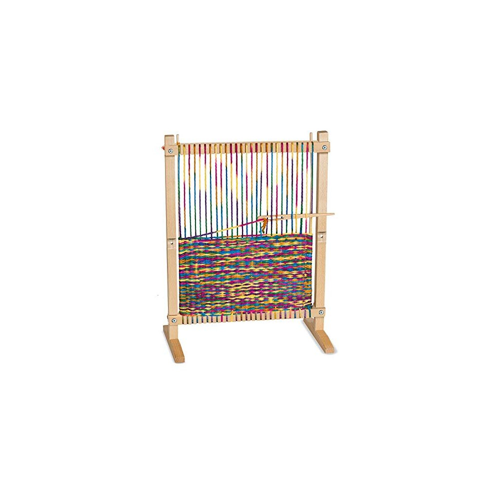 Melissa & Doug Wooden Multi-Craft Weaving Loom