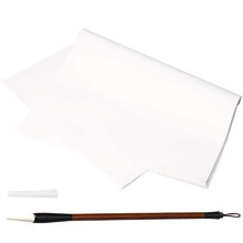kuou 60 Sheets Chinese Japanese Calligraphy Rice Paper Chinese Ink Painting Sumi Drawing Paper Practice Xuan Rice Paper with Wolf Hair Calligraph