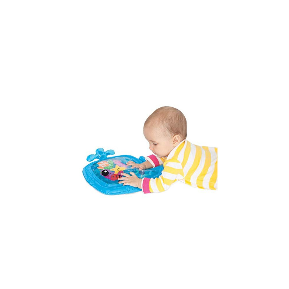 Infantino 3months+ tummy time, high chair play Pat & Play Water Mat, Blue, 1 Count (Pack of 1)