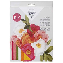 Clairefontaine 97705C Bunch of Flowers Crepe Paper Kit Medium