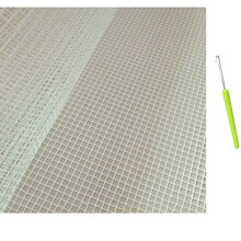 100x150cm Blank Rug Hooking Mesh Canvas Mat Crochet Latch Hook Rug Making Carpet Tapestry DIY Kit Tool for Embroidery Crafts Decoration Rag Rug K