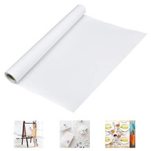 WANTOUTH Drawing Paper Roll 44cm*10M Sketching Roll Easel Paper Roll Wide Tracing Paper Roll Graffiti Drawing Paper Construction Graph Paper Pain