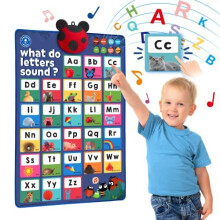 LEARNING BUGS What do Letters Sound, Alphabet Phonics, Interactive Letters and Sounds Talking Poster, Preschool & Kindergarten Learn to Read, Age
