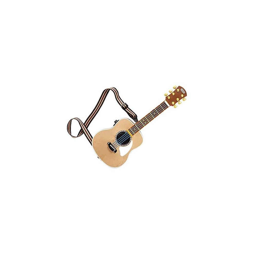 little tikes 654794EUC Real Jam Acoustic Toy Guitar with Strap and Case-Four Modes, Volume Control, Bluetooth Connectivity-Encourages Imaginative