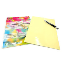 10 Sheets Quality Waterproof A4 Clear/Transparent Vinyl Glossy Sticky Self Adhesive Laser Printable