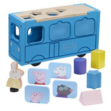 Peppa Pig CO07222 Wooden Bus, Multicoloured