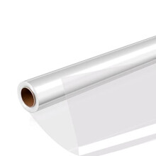 Trintion Cellophane Wrap Roll 100M x 80cm Clear Gift Wrapping Paper for Hampers Large Florist Cellophane Roll for Valentine Birthday Gifts Flower