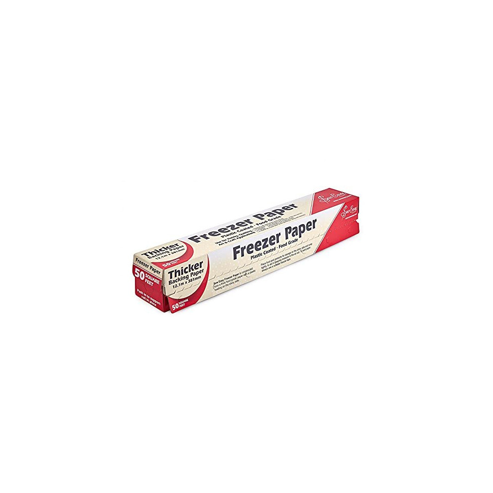 Sew Easy Plastic Coated Freezer Pattern Quilting Paper, Natural, 12.1m x 381mm
