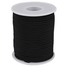 Nylon Twine Cord Thread String for Necklace Bracelet Jewelry Making Crafting Accessories (Black, 2mm-98feet)