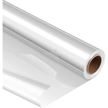KAHEIGN Clear Cellophane Wrap Roll, Unfolded Width 80CM x 30M 3 Mil Thicken Long Film Gift Wrappings for Flowers Craft Basket Packing Paper
