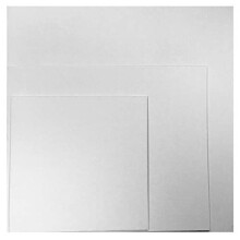 Artists Blank Canvas Boards Cotton Duck Gesso Primed 280g for Acrylic & Oil Painting (50 x 50cm)