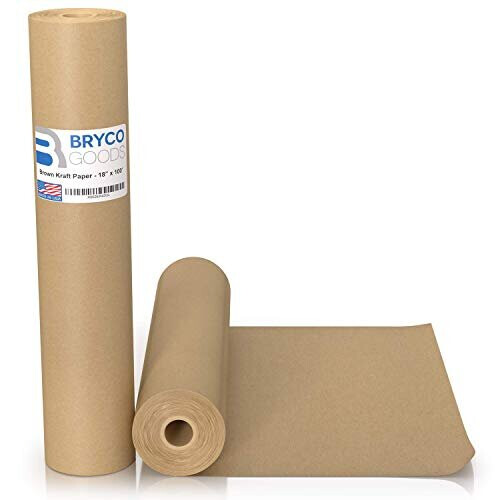 Brown shipping paper roll discount