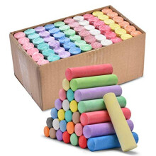 60pcs Giant Pavement Chalks for Children Chalk Sidewalk City Chalk Toddlers Outdoor Walking Out the Driveway