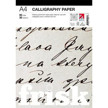 Frisk A4 Calligraphy Paper Pad, Parchment