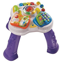 VTech Play & Learn Baby Activity Table, Baby Play Centre, Educational Baby Musical Toy with Shapes Sorting, Sound Toy with Music Styles for Babie