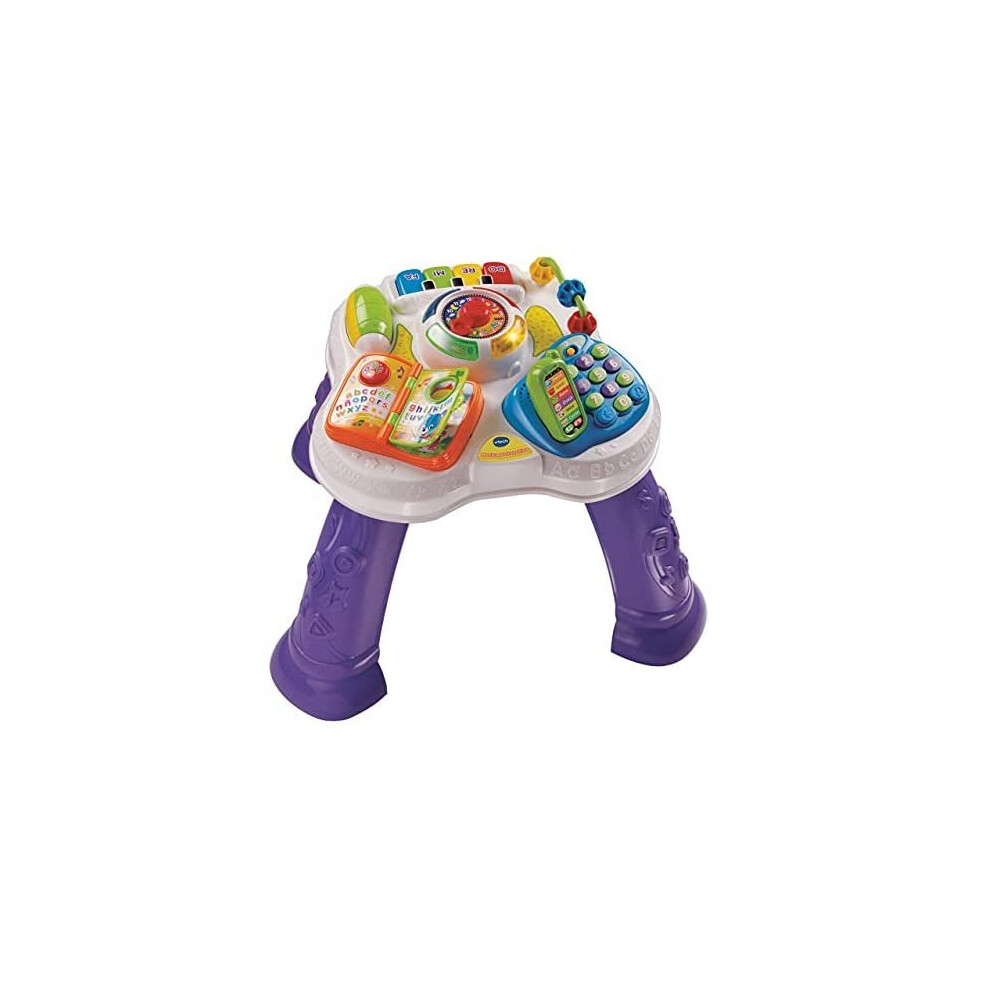 Vtech Play & Learn Baby Activity Table, Baby Play Centre, Educational Baby Musical Toy With Shapes Sorting, Sound Toy With Music Styles For Babie