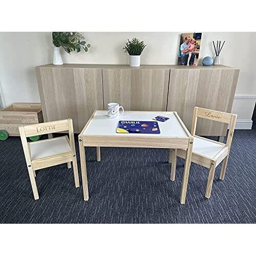 Children's chairs with names on deals
