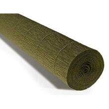 FloristryWarehouse Crepe Paper roll 180g (50 x 250cm) Olive Green (Shade 17A8)