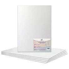 A2 Canvas Panel Stretched Blank Canvas Board Primed Artist Boards 100% Cotton for Oil Paint Acrylic Painting Mixed Media Acid Free White Canvases