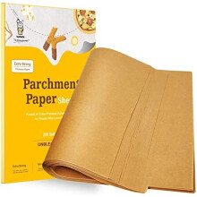 Heavy Duty Baking Paper Sheets 200 Pcs, 23x33 cm Katbite Precut Parchment Paper for Baking Cookies, Bread, Meat, Pizza