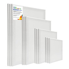 Canvas for Painting Blank Canvases for Art Board Frame Panels Cotton 12 Pack Canvases for Acrylic Painting Oil Painting