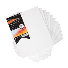 CONDA 20.325.4cm(810inch) Canvas Panels Pack of 12 Artist Quality Acid Free Canvas Board