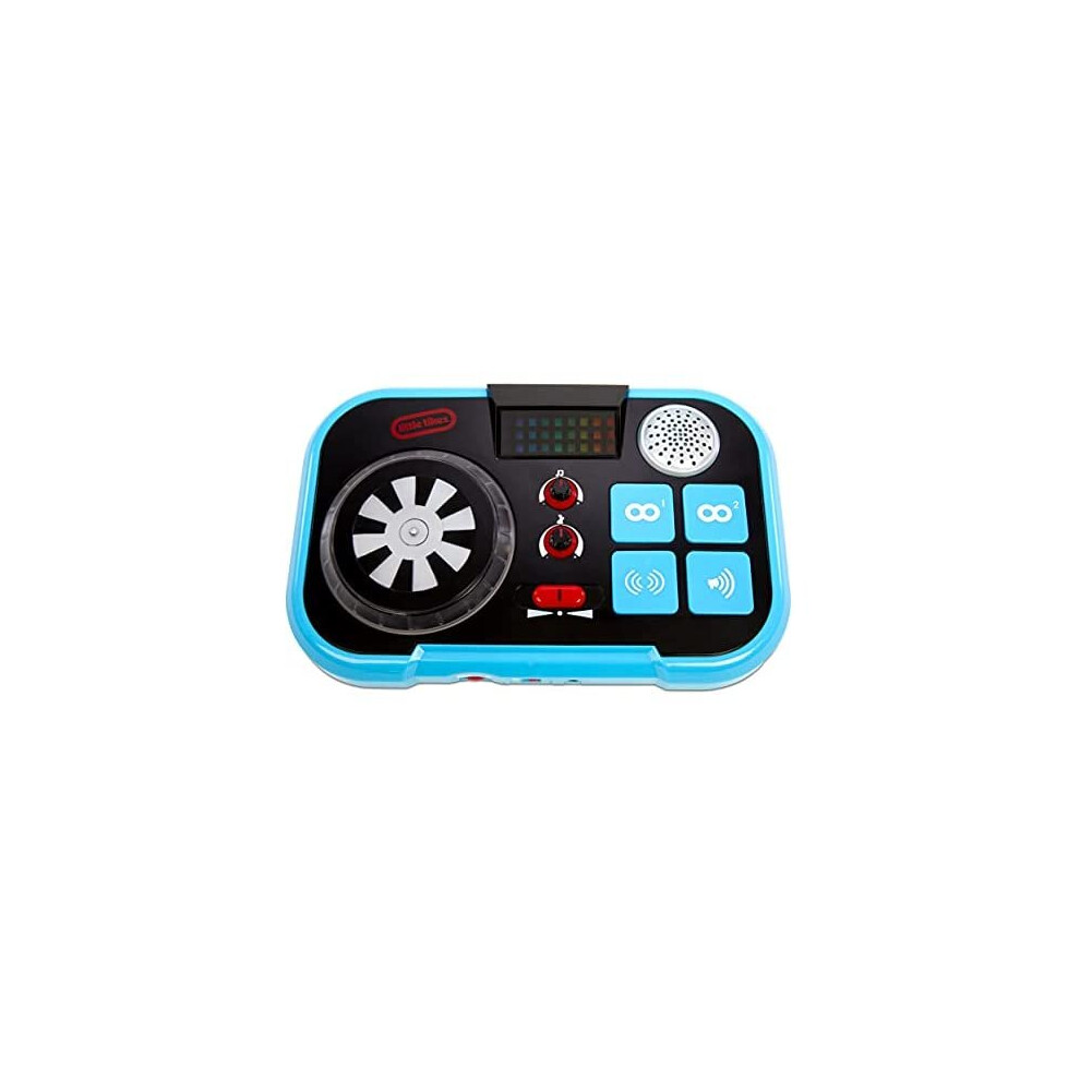 little tikes 654831EUC Real Jam Toy DJ Mixing Table with Case-Four Modes, Volume Control, Bluetooth Connectivity-Encourages Imaginative and Creat