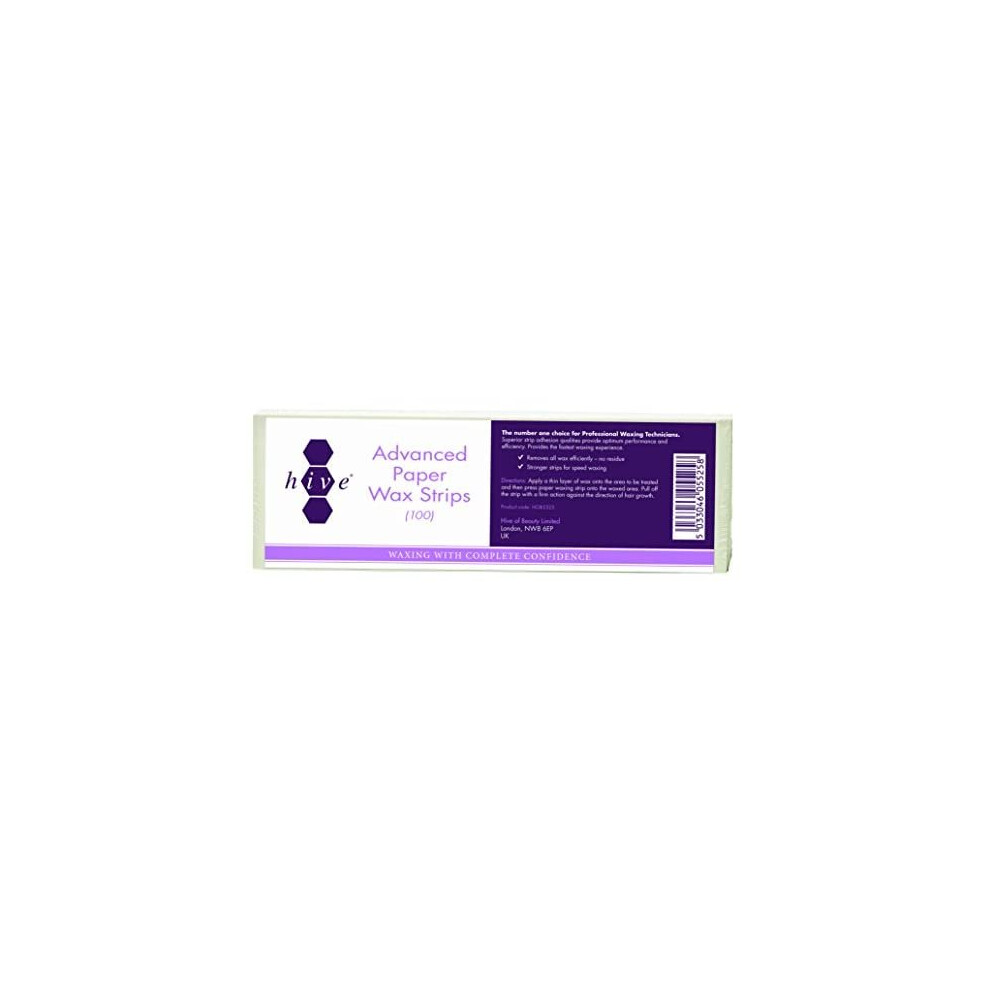 Hive Of Beauty Hive Options Paper Waxing Strips - Pack Of 100