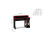 Birlea Enzo Ultimate Gaming Station Computer Desk - Black with Red Edging 12