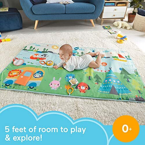 Fisher-Price Fisher-Price Extra Big Adventures Play Mat, Infant Activity Set 1