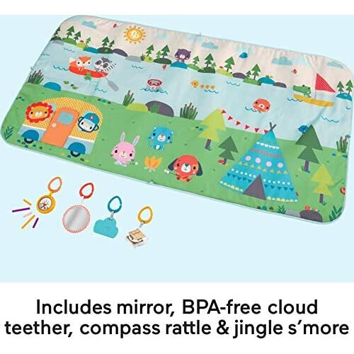 Fisher-Price Fisher-Price Extra Big Adventures Play Mat, Infant Activity Set 2