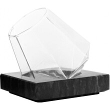 whiskey glass Diamond 300 ml marble black 2 pieces