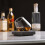 whiskey glass Diamond 300 ml marble black 2 pieces 2