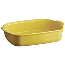 baking dish 29 x 19 x 7 cm 1,65 liters ceramic yellow