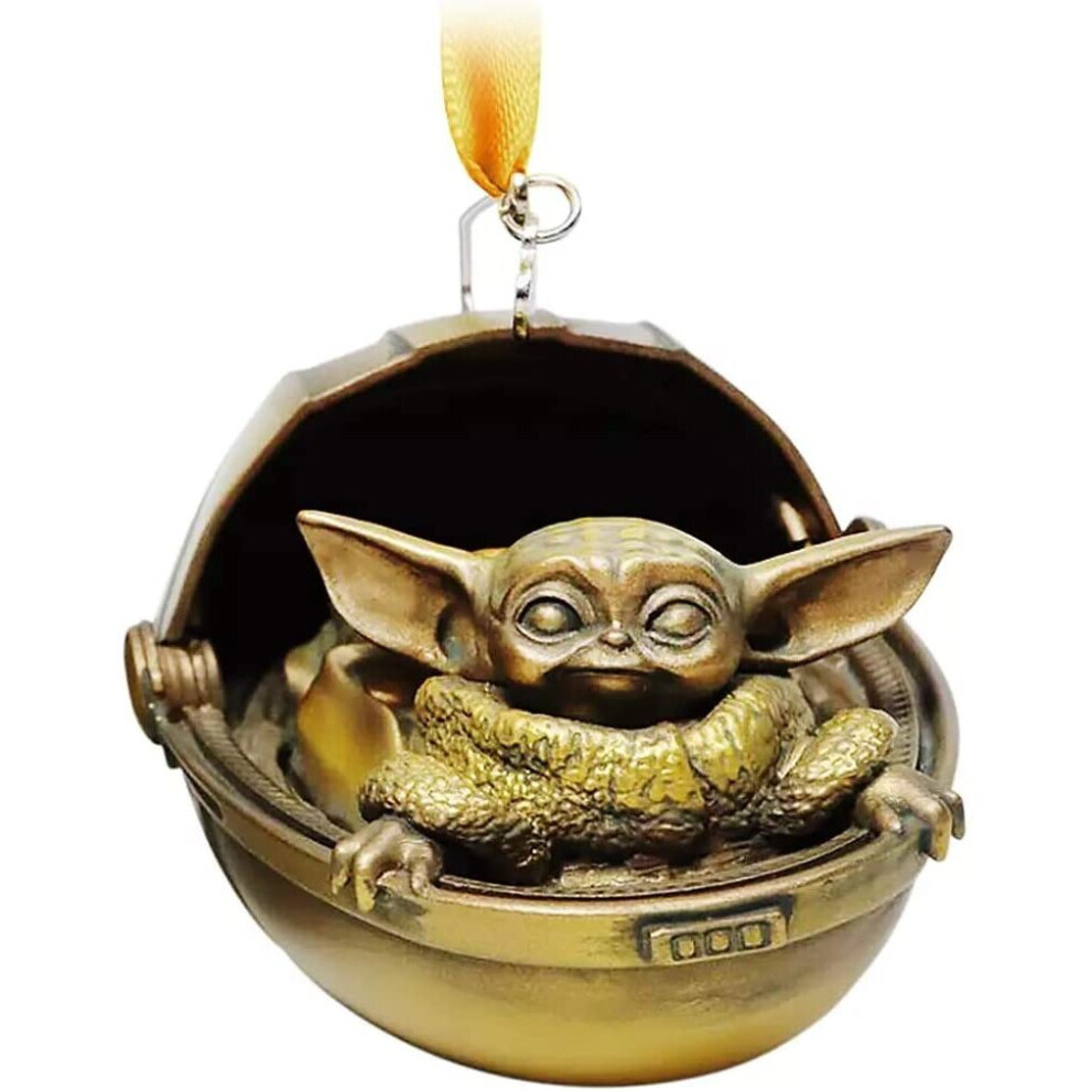 Disney The Child Sketchbook Ornament Star Wars: The Mandalorian Bronze