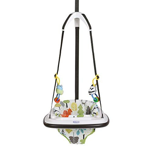 Graco Graco Bumper Jumper Doorway Jumper, Suitable from 6 Months to 12 Months (max. 12kg), Bear Trail, Multi Coloured